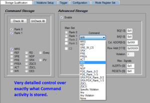 DDR4 Detective Store Qualification Controls