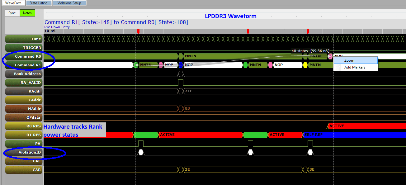 LPDDR3 Detective Waveform