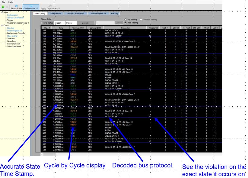 LPDDR5 Detective Filtered Waveform