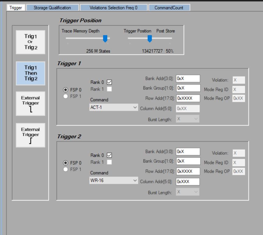 LPDDR5 Trigger