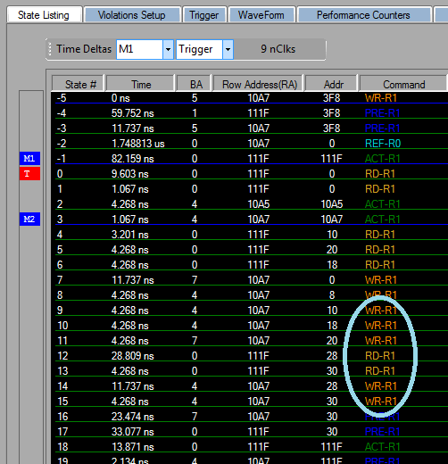 DDR4 Detective Filtered State Listing